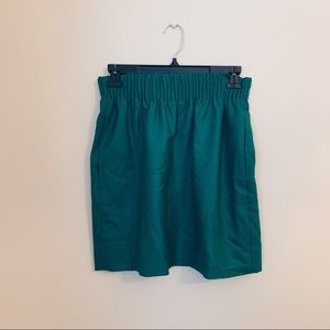 J Crew Green Skirt Size 0
